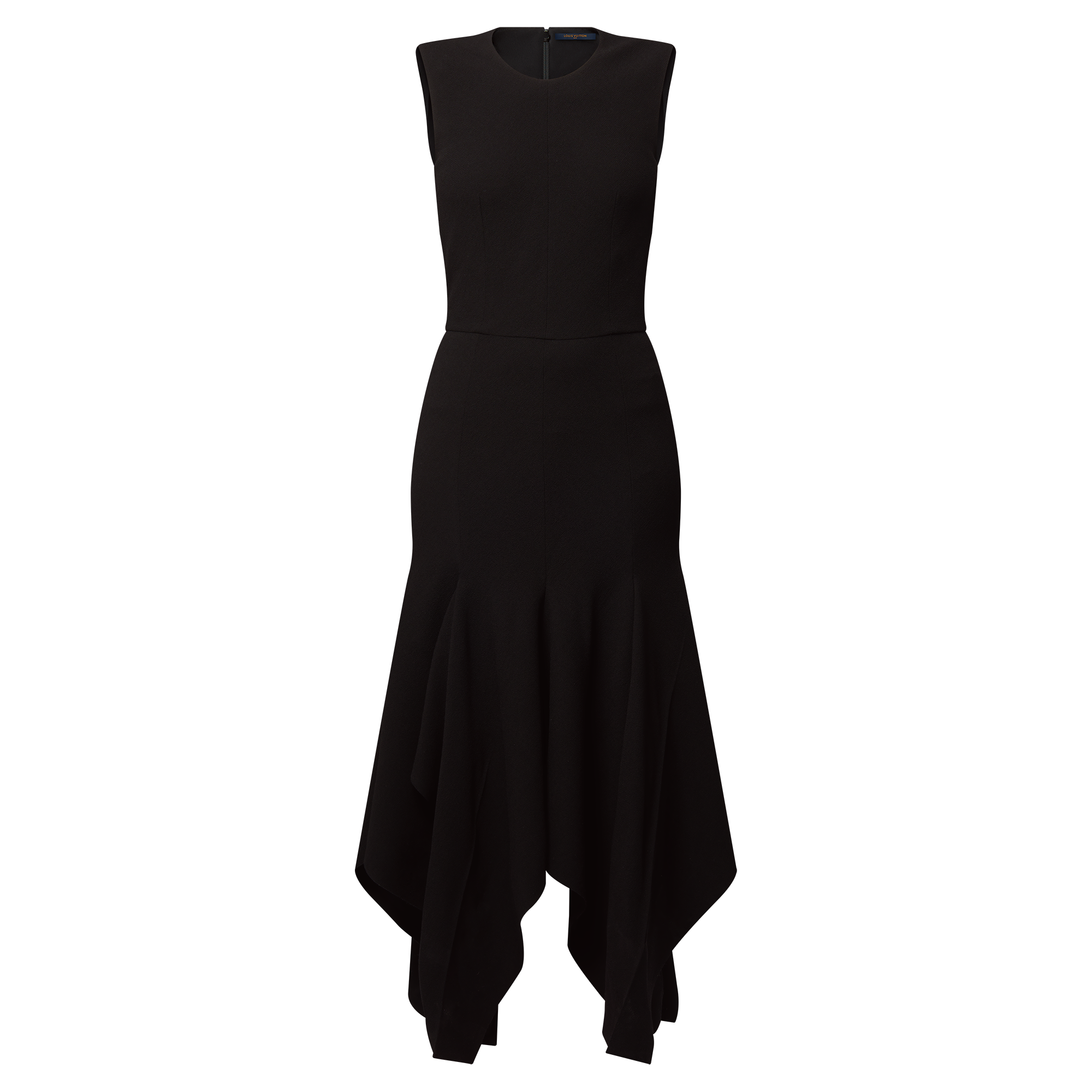 Robe à ourlet pétales en crêpe de laine Prêtàporter de luxe Femme